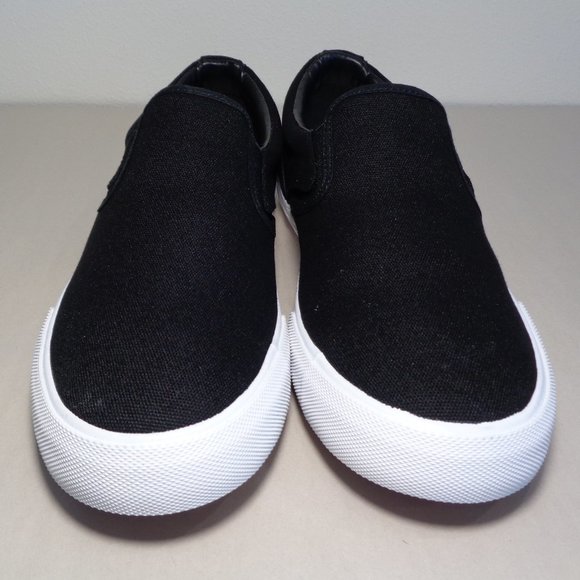 Hurley Size 10.5 M ARLO SLIP Black Canvas Sneakers Loafers New Men's Shoes - Picture 13 of 14